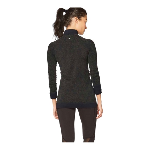 Lululemon Rest Less 1/2 Zip Pullover in Black Armory size 8? - Picture 2 of 14